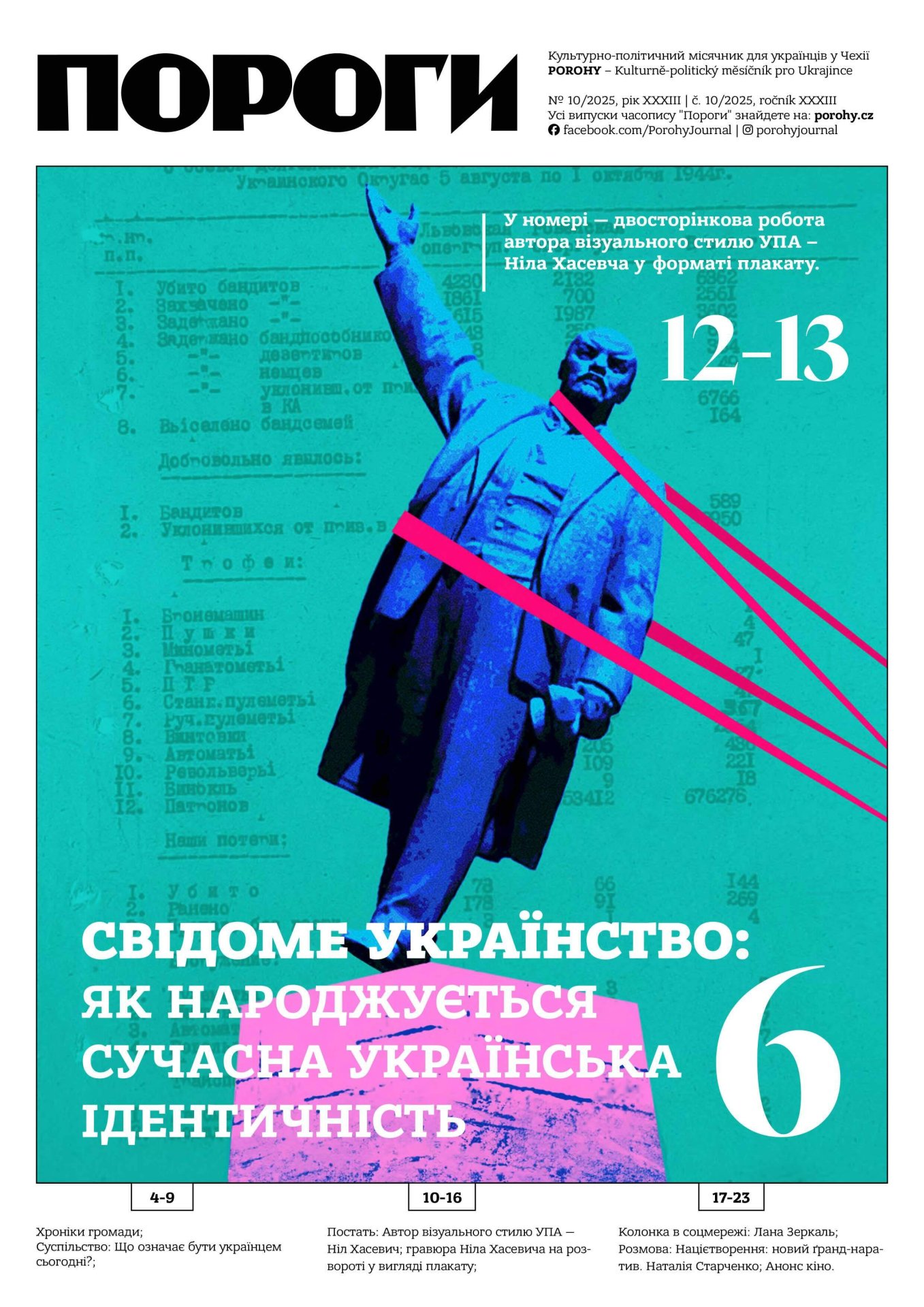 Porohy č. 11 (2025) &ndash; tituln&iacute; strana, otevř&iacute;t cel&eacute; č&iacute;slo online